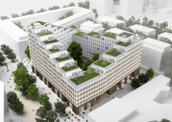 Luonnoskuva Hartelan Verkkosaaren viherkorttelista