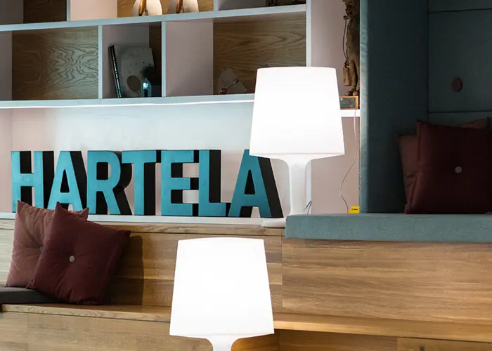Kuva Hartelan pääkonttorin tiloista