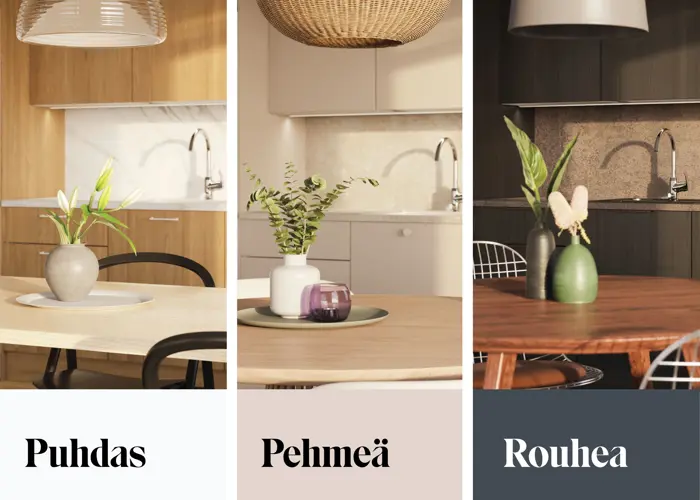 Hartela Interior tyylien detaljikuvat