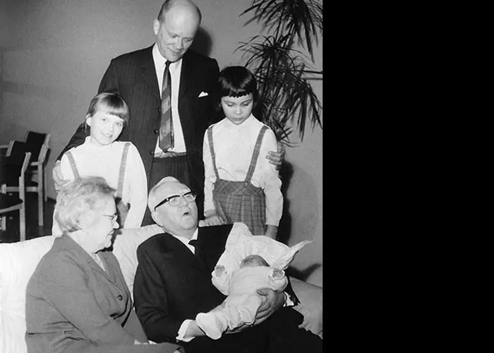 Hartelan perhekuva vuodelta 25.2.1970